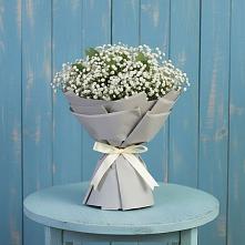 Букет цветов из:  Гипсофила в Денежниково