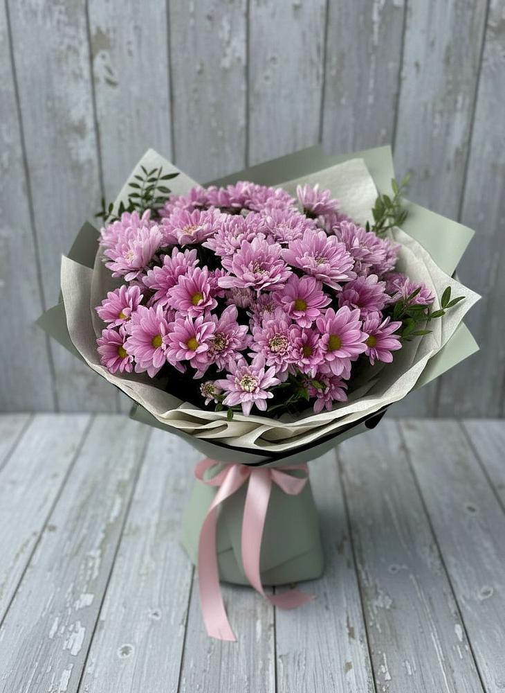 Букет цветов из: Хризантемы в Денежниково