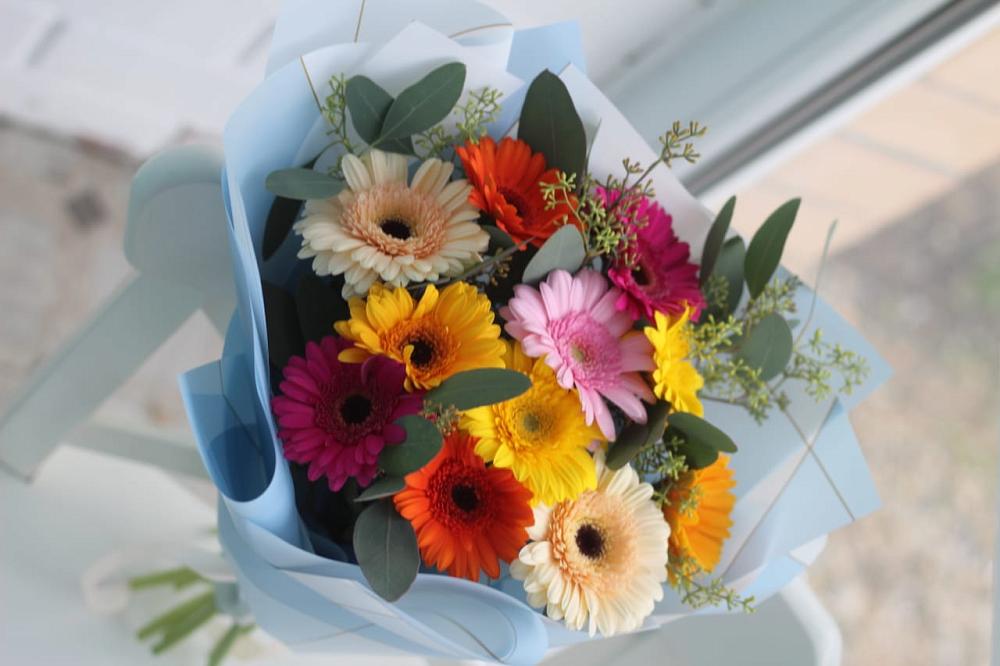 Букет цветов из: Герберы в Денежниково