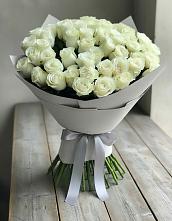 Букет 35 Белых роз в Денежниково