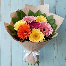 Букет цветов из:  Герберы в Денежниково