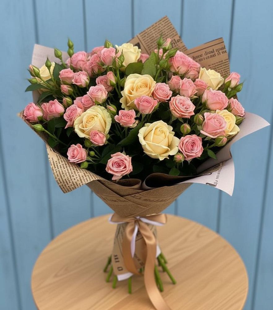 Букет цветов из: Розы в Денежниково