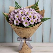 Букет цветов из:  Хризантемы в Денежниково