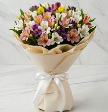 Букет цветов из:  Альстромерии в Денежниково