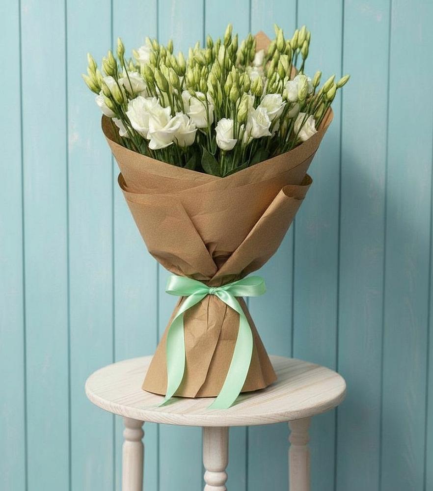 Букет цветов из: Лизиантусы в Денежниково