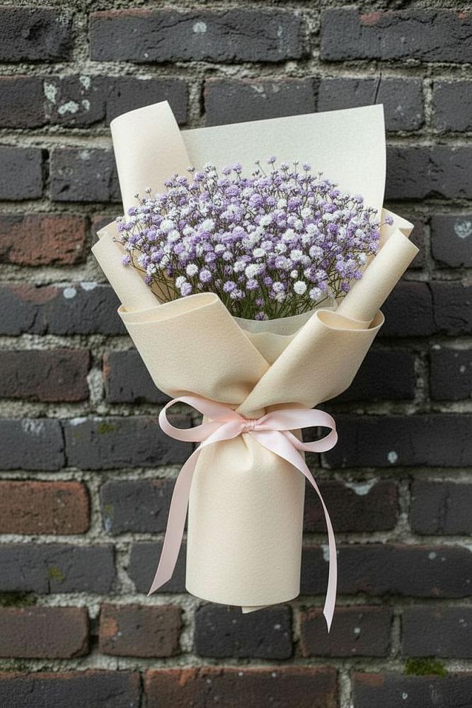 Букет цветов из: Гипсофила в Денежниково