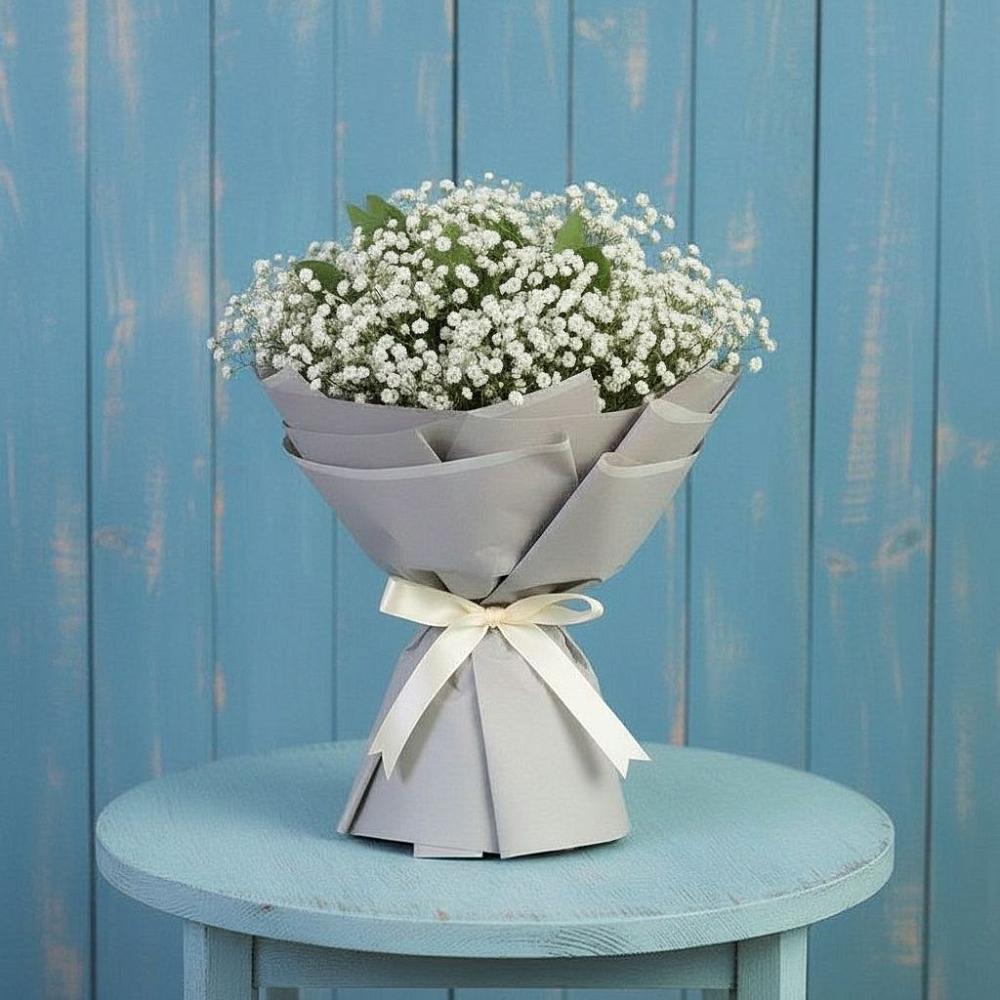 Букет цветов из: Гипсофила в Денежниково