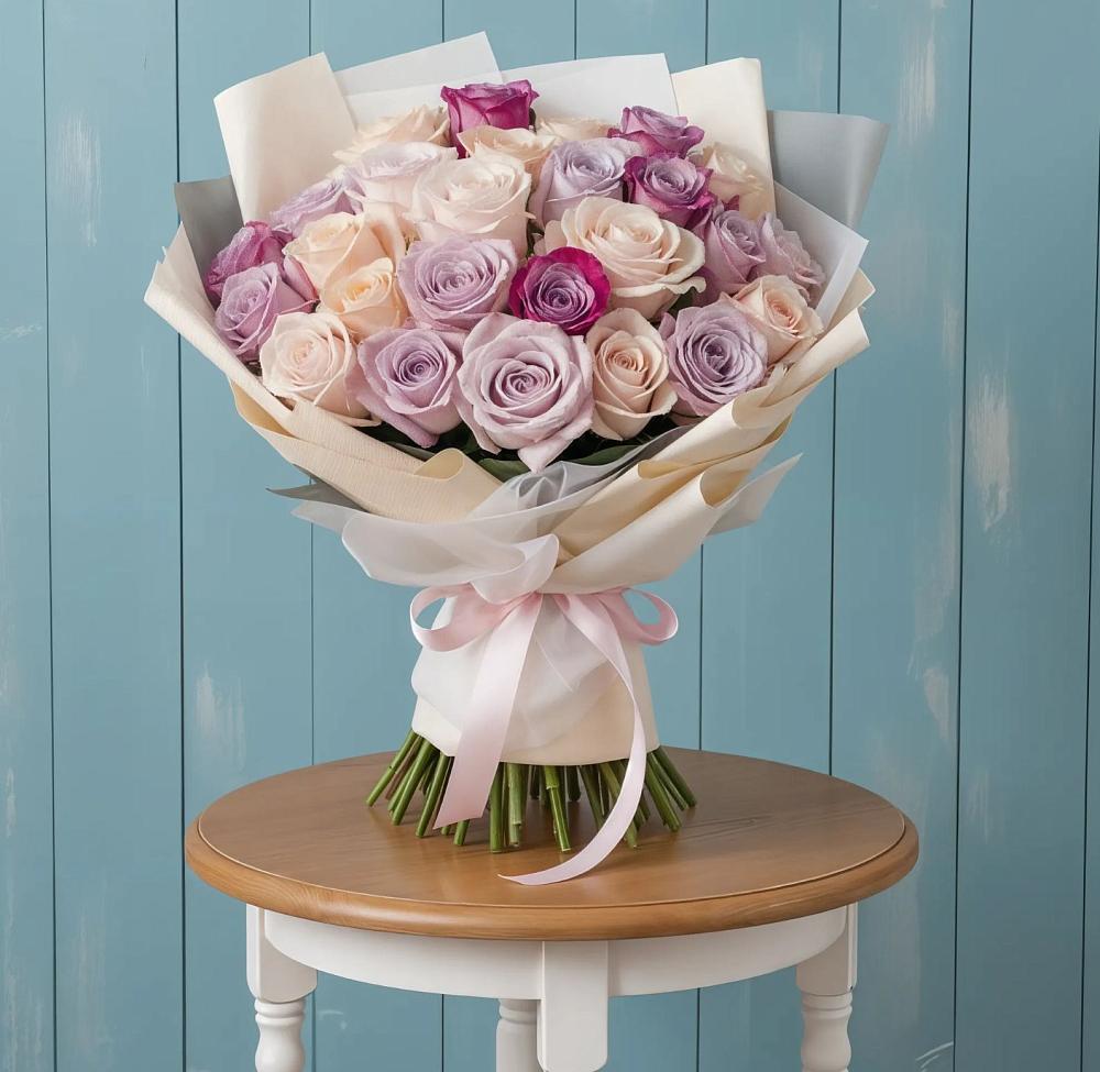 Букет цветов из: Розы в Денежниково