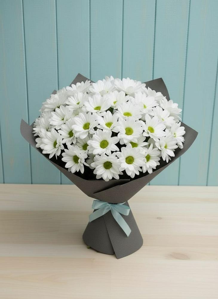 Букет цветов из: Хризантемы в Денежниково