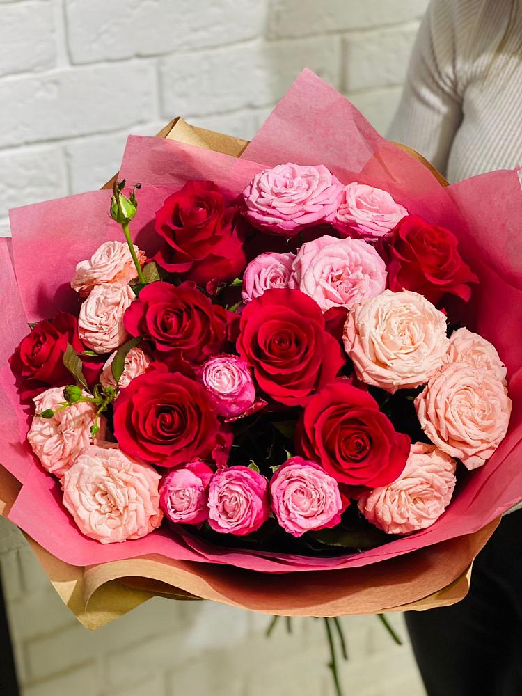 Букет цветов из: Розы в Денежниково