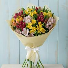 Букет цветов из:  Альстромерии в Денежниково