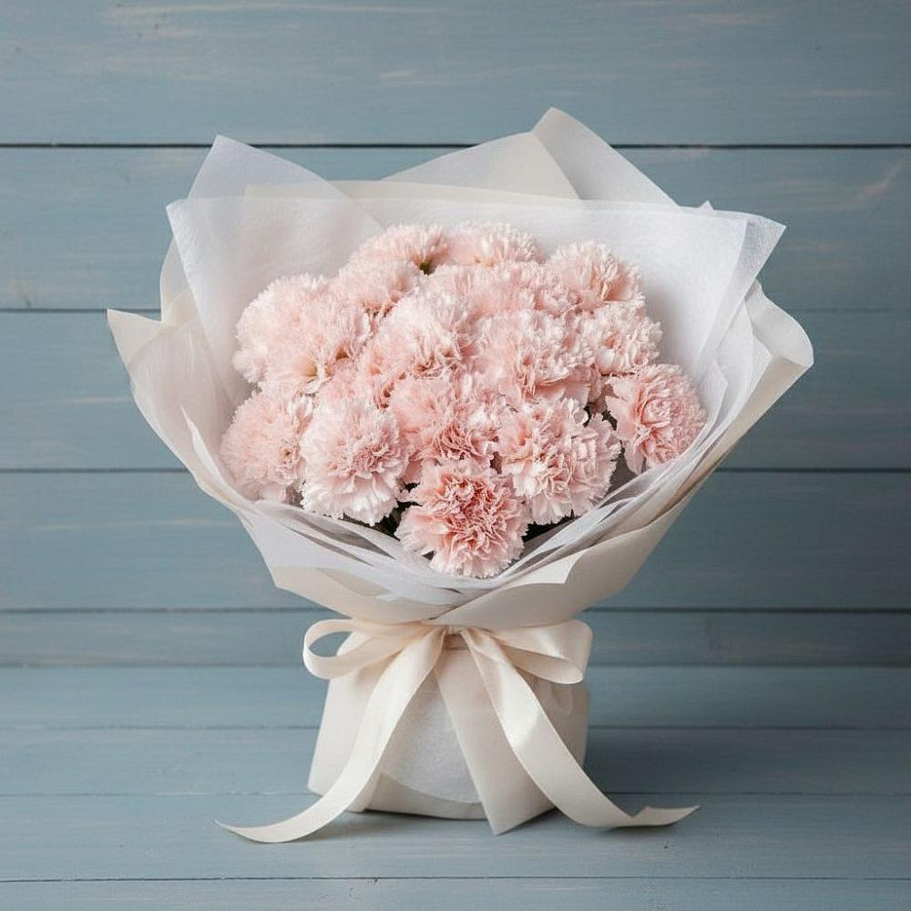 Букет цветов из: Гвоздики в Денежниково