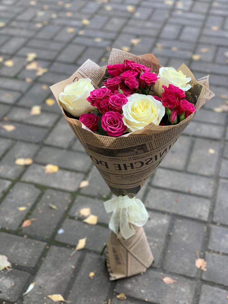 Букет цветов из: Розы в Денежниково