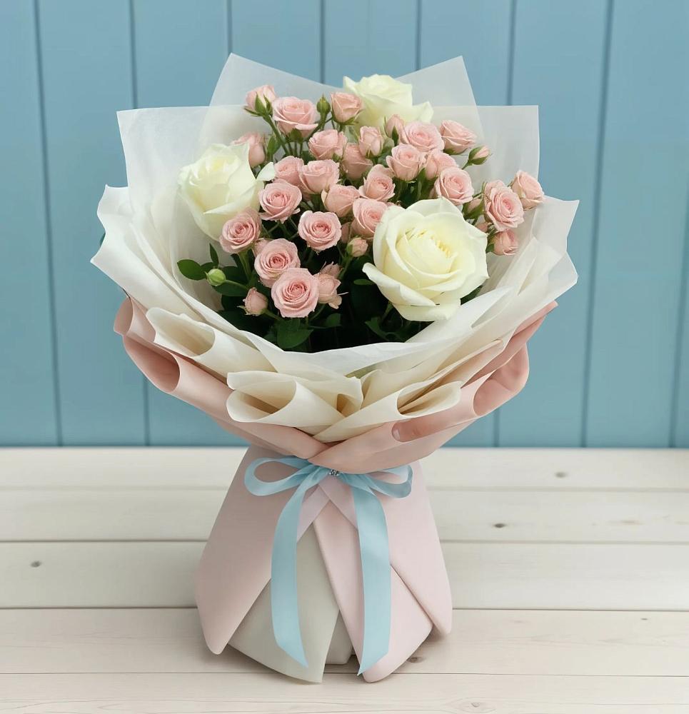 Букет цветов из: Розы в Денежниково