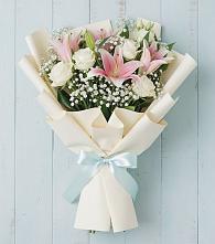 Букет цветов из:  Лилии в Денежниково