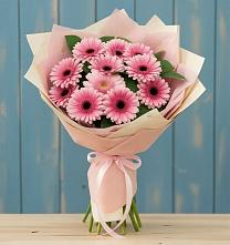 Букет цветов из:  Герберы в Денежниково
